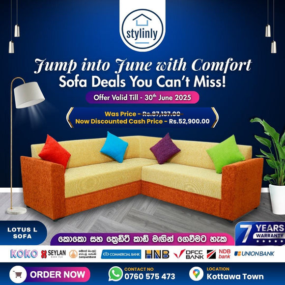 New Lotus L Sofa